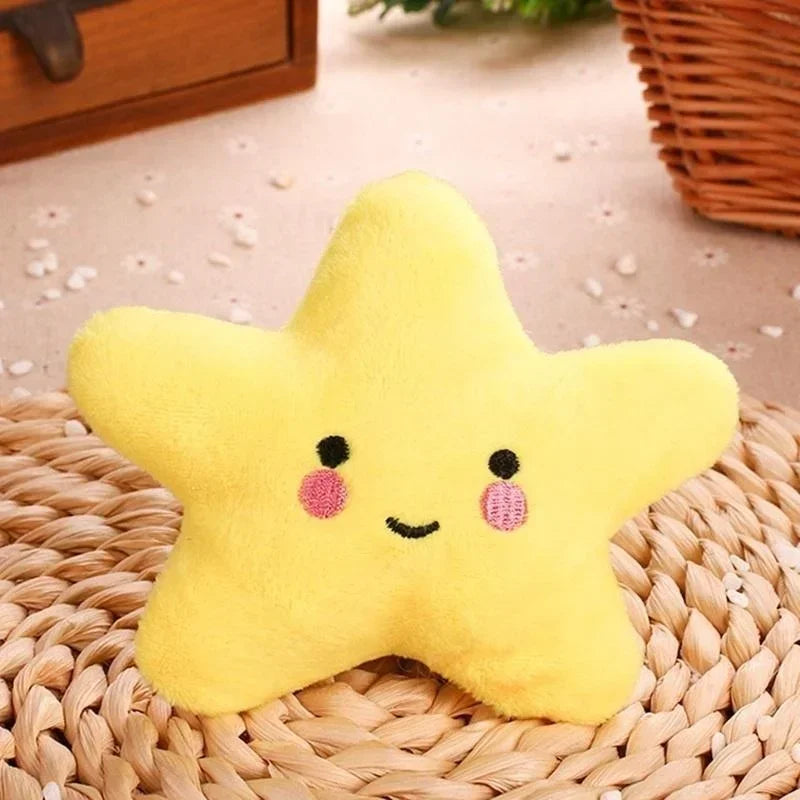 Squeaky Plush Star Toy – Cute Chew Toy for Dogs & Cats