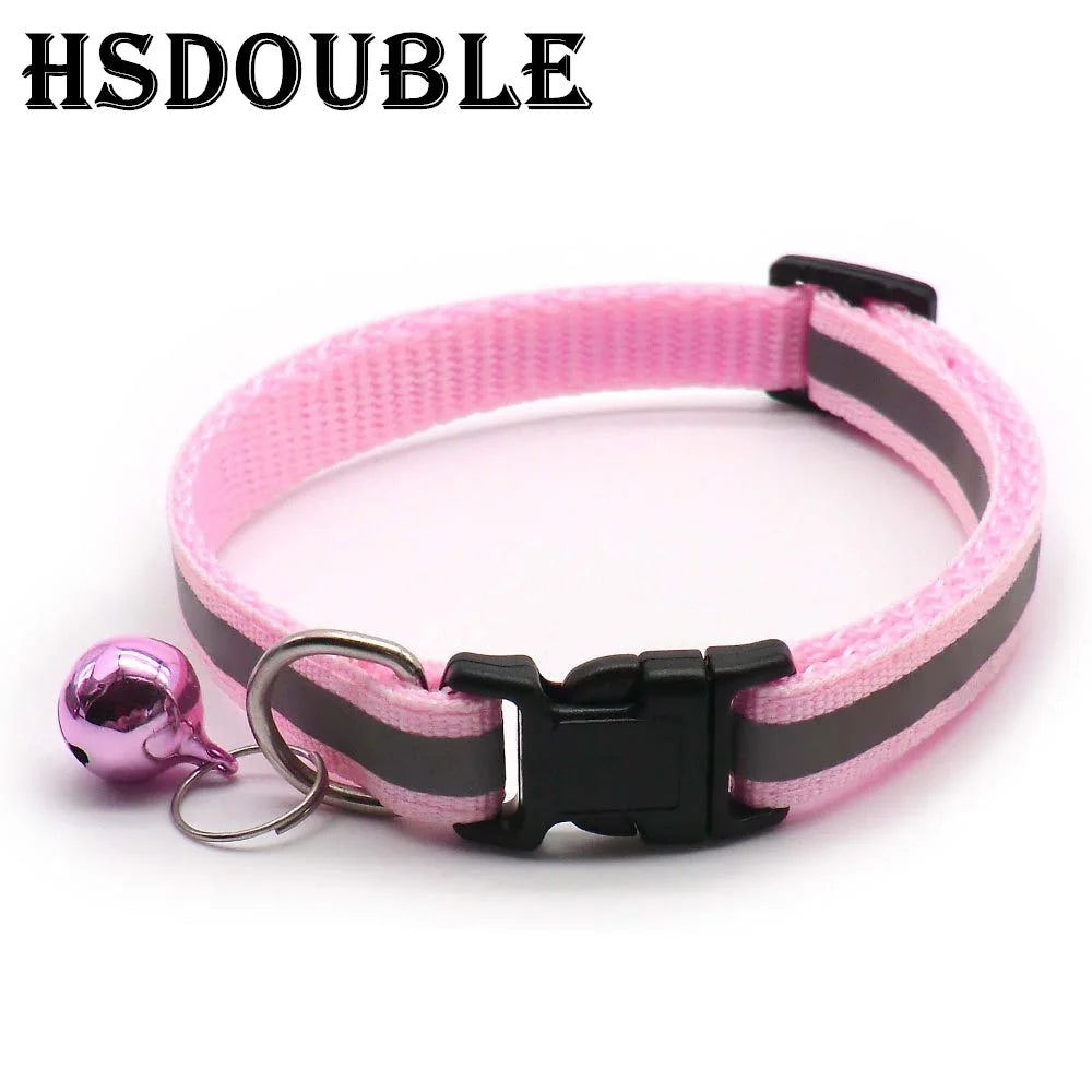 Reflective Cat Collars with Bells 2 Pack – Small Dogs & Cats