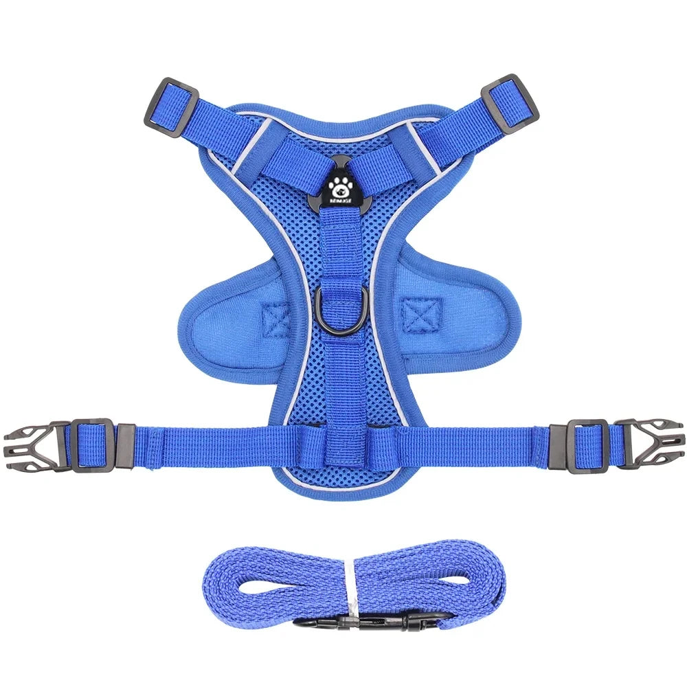 Cat Harness and Leash Set – Adjustable Reflective Vest Small to Large