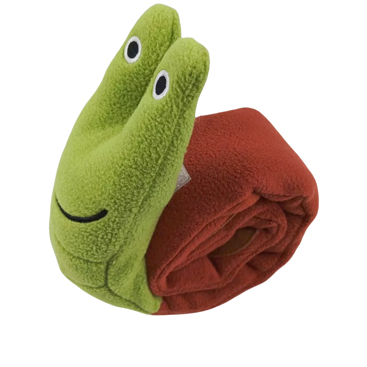 Snail Dog Puzzle Feeder – Squeaky Plush Snuffle Toy