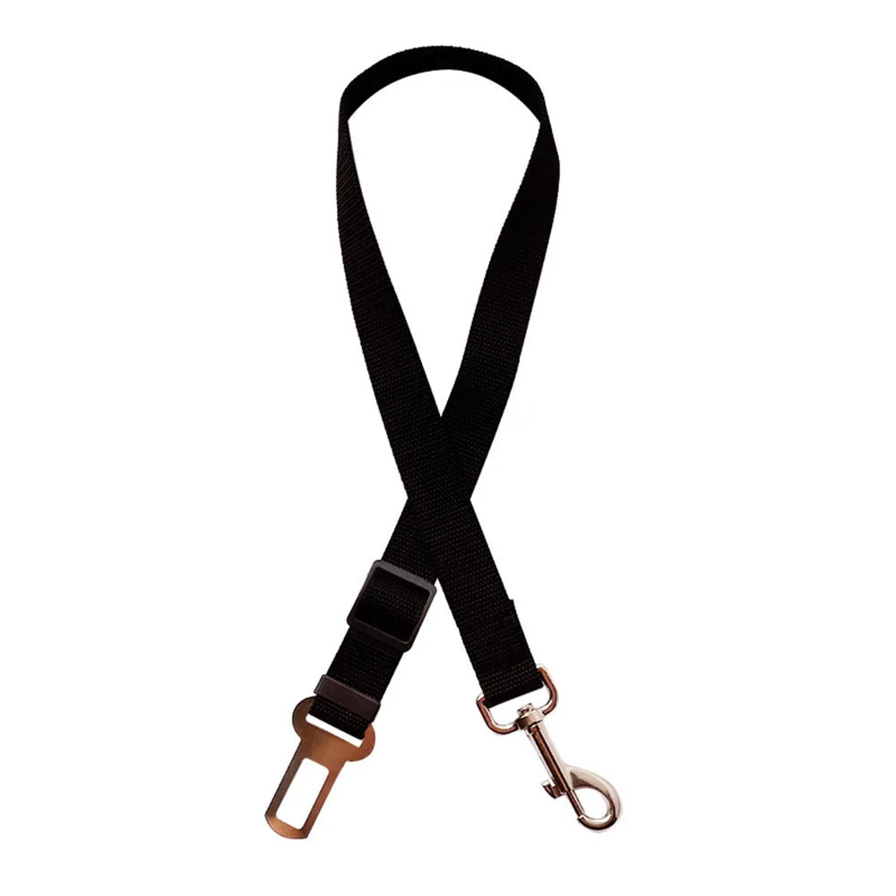 Dog Car Seat Belt Harness – Reflective Elastic Travel Safety Lead