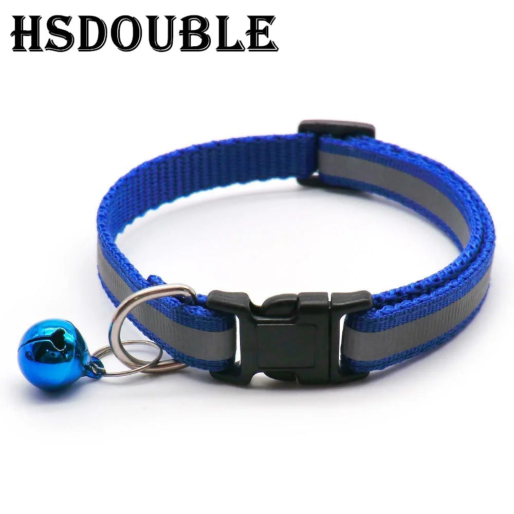 Reflective Cat Collars with Bells 2 Pack – Small Dogs & Cats
