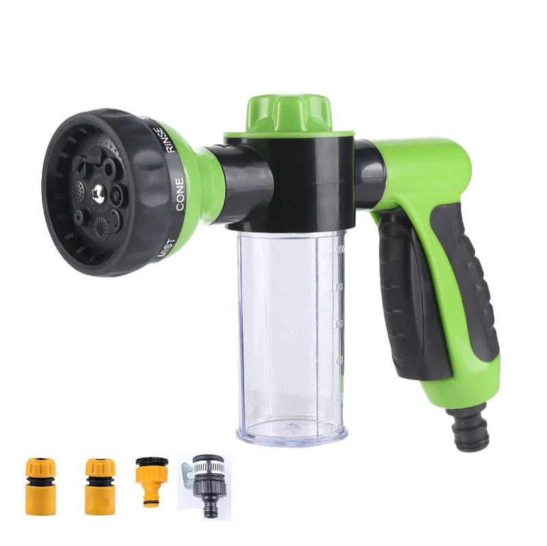 Dog Shower Sprayer Hose Nozzle – 3-Mode Pet Bath Wash Foam Sprayer