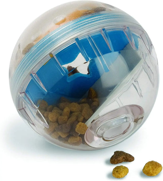 IQ Treat Ball for Dogs – Adjustable Treat Dispensing Slow Feeder Toy