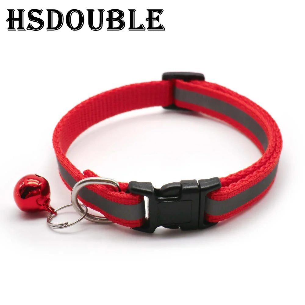 Reflective Cat Collars with Bells 2 Pack – Small Dogs & Cats
