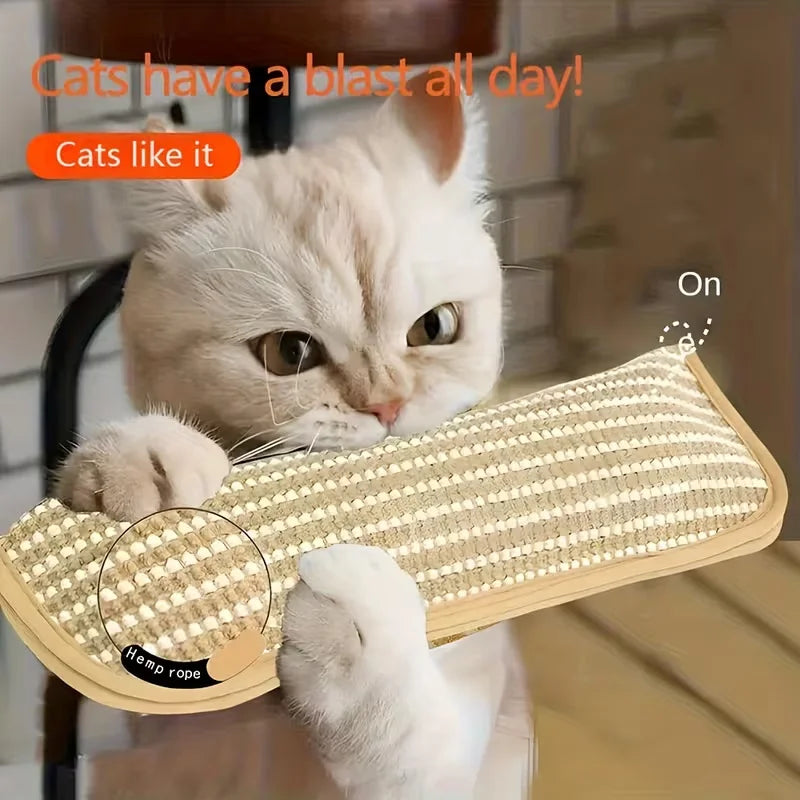 Cat Toy Pillow & Scratch Pad – Interactive Self-Play Cat Toy