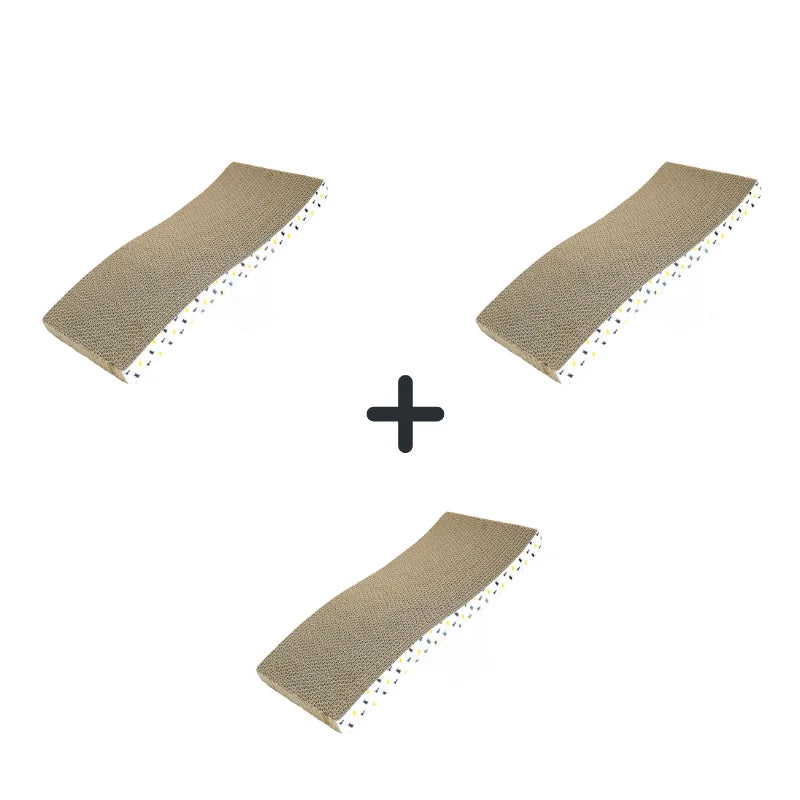 Cardboard Cat Scratcher Board – Corrugated Scratching Pad for Cats