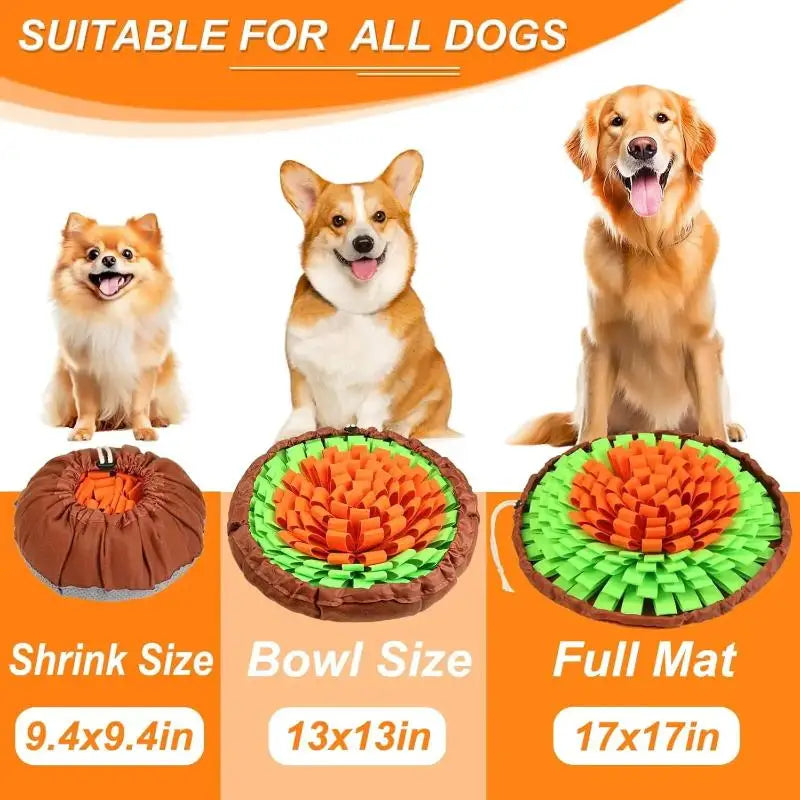 Snuffle Mat for Dogs & Cats – Interactive Foraging Slow Feeder Mat