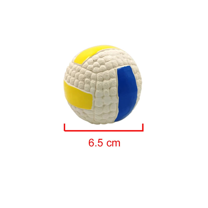 Natural Latex Squeaky Dog Balls – Interactive Chew Toy