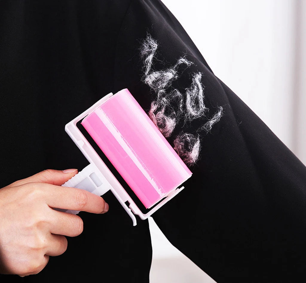 Reusable Pet Hair Lint Roller – Washable Sticky Roller for Fur