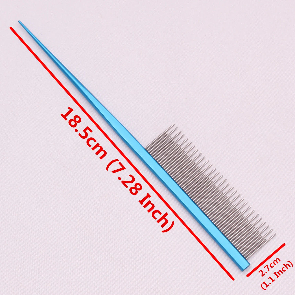 Aluminium Pet Grooming Comb – Professional Dog & Cat Detangler
