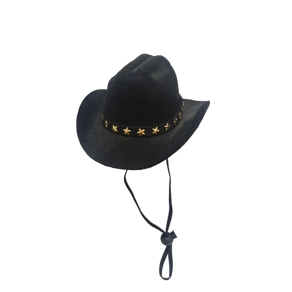 Dog Cowboy Hat – Adjustable Pet Sun Hat for Dogs & Cats