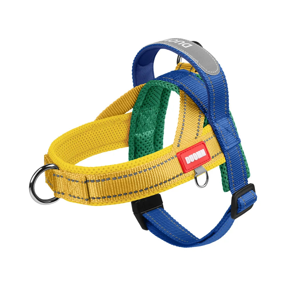 No-Pull Saddle Dog Harness – Reflective Walking Vest Small/Medium
