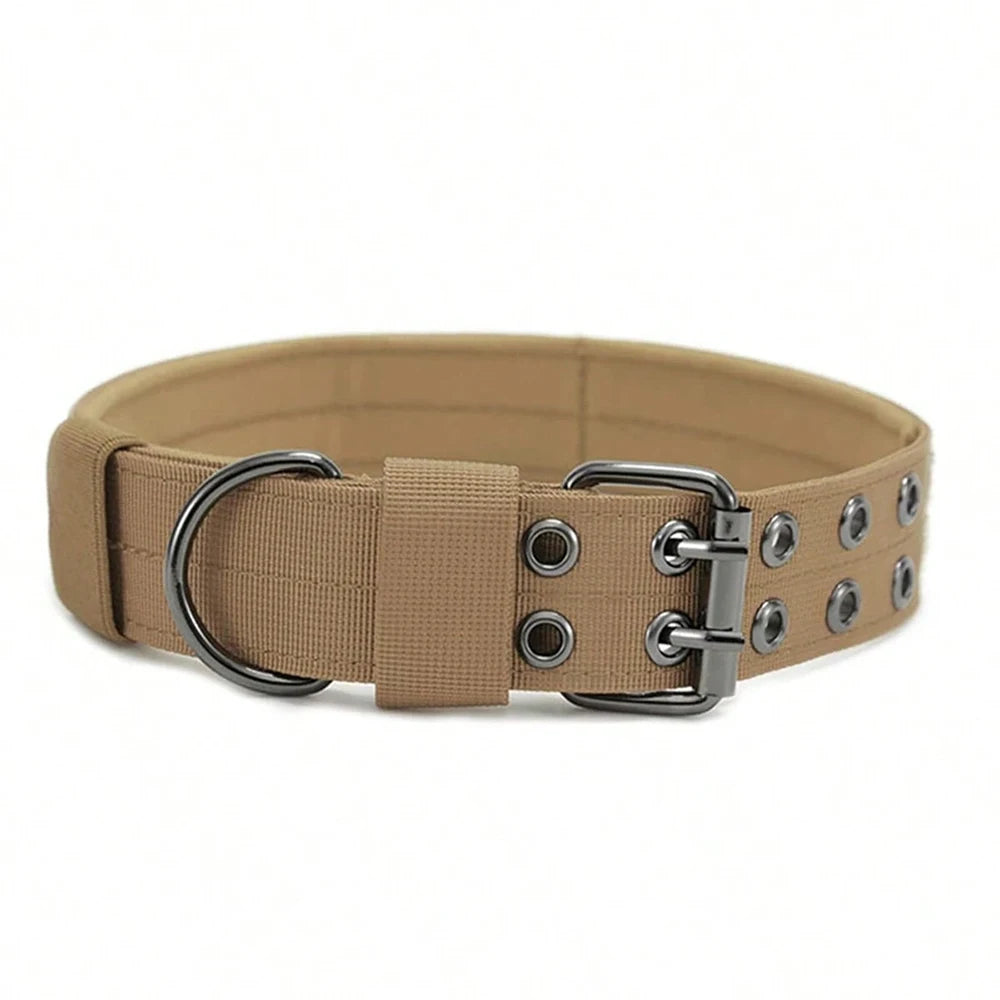 Tactical Dog Collar – Heavy-Duty Nylon Collar for Medium/Large Dogs