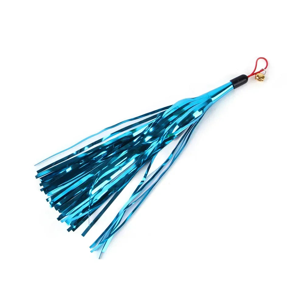 Cat Feather Toy Refills – Replacement Bird, Worm & Ball Teaser Heads