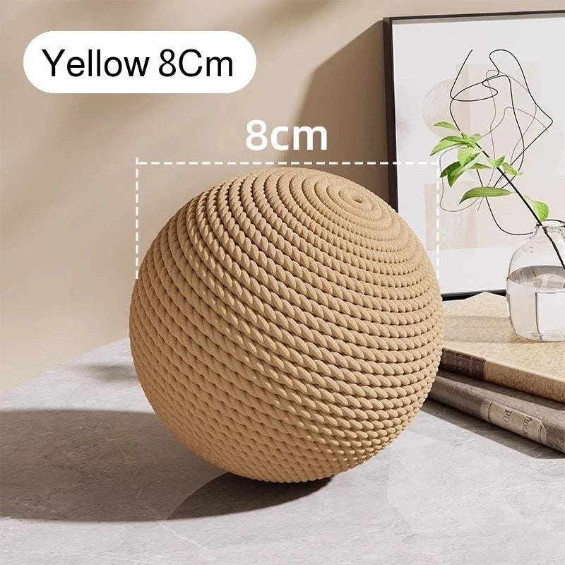 Sisal Cat Scratch Ball – Rattle Teeth Cleaning Cat Toy