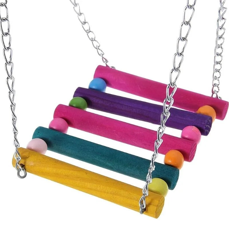 Bird Hammock Swing – Hanging Toy for Parrots, Budgies & Cockatiels