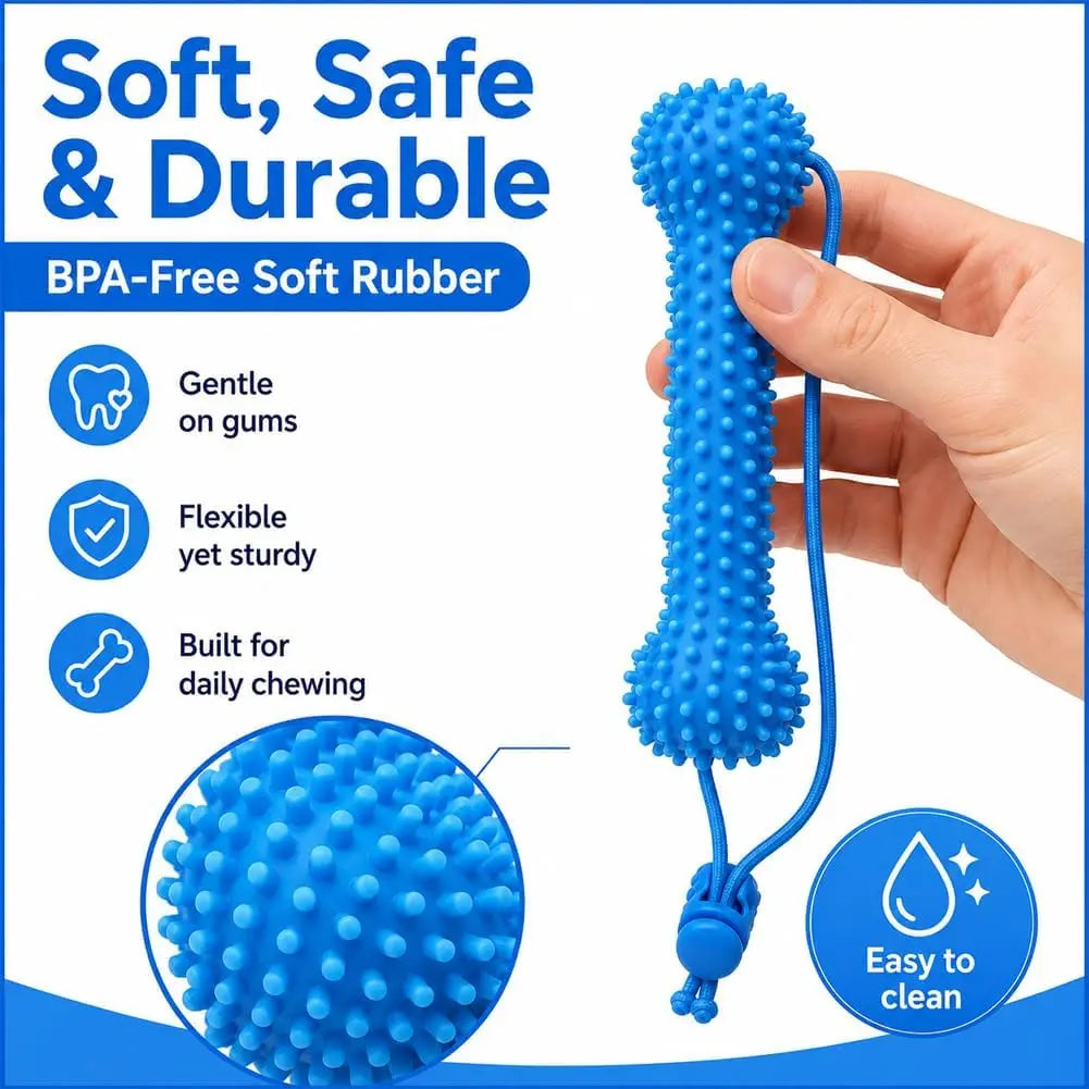 Dog Dental Chew Toy – Teeth Cleaning Brushing Stick