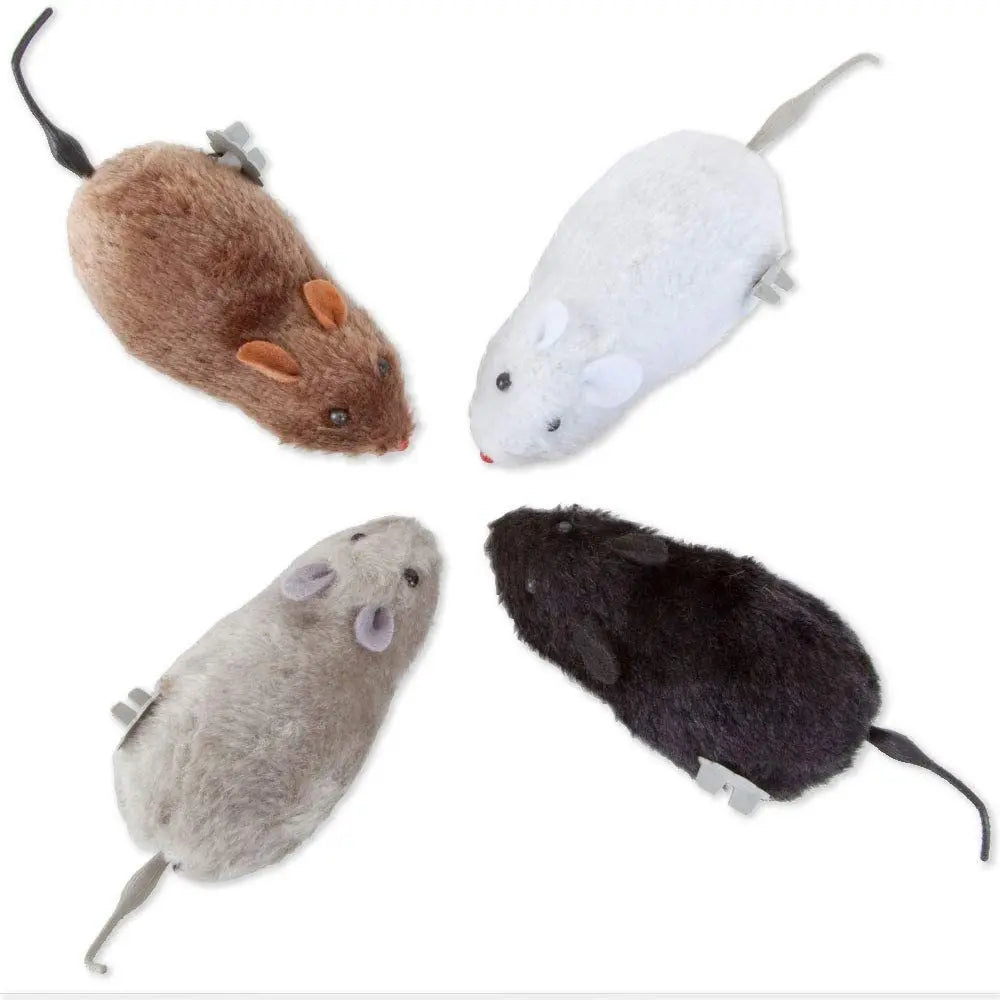 Lifelike Plush Mouse Cat Toy – Realistic Rat Toy with Tail for Cats