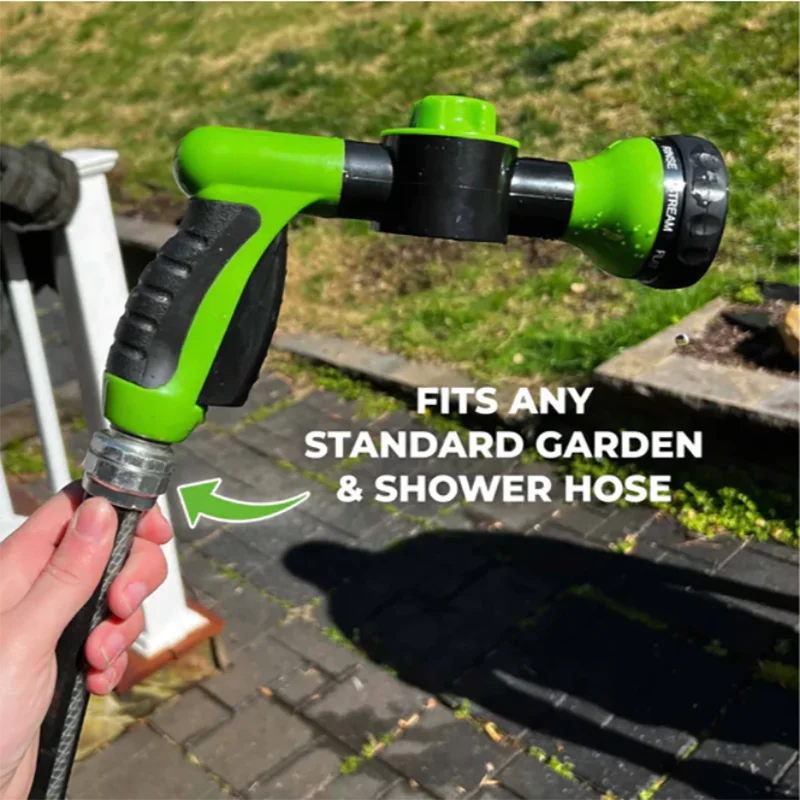 Dog Shower Sprayer Hose Nozzle – 3-Mode Pet Bath Wash Foam Sprayer
