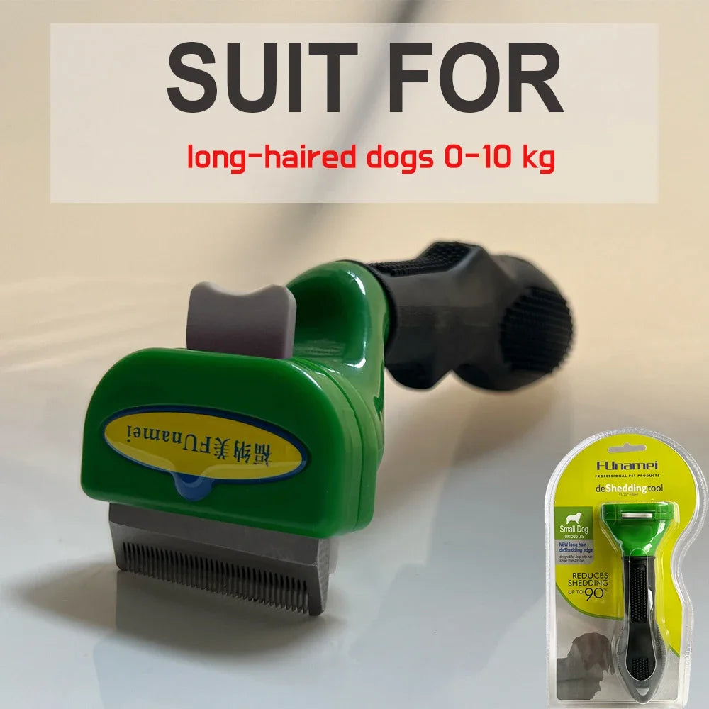 Pet Grooming Brush for Dogs & Cats – Hair Removal Massage Comb