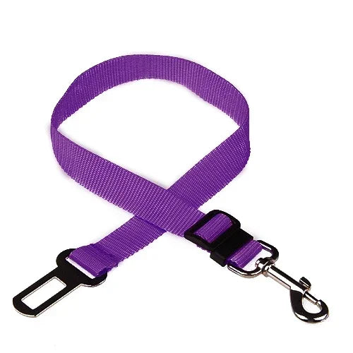 Adjustable Dog Car Seat Belt – Pet Vehicle Safety Lead Clip