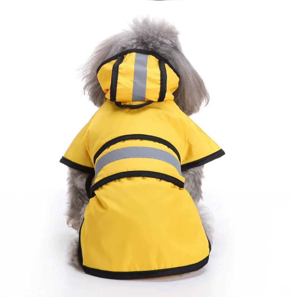Waterproof Dog Raincoat – Adjustable Windproof Pet Rain Jacket