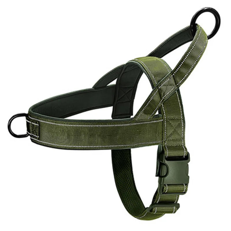 Tactical Dog Harness 1000D – No-Pull Vest with Handle Large Dogs