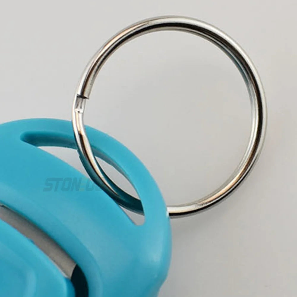 2-in-1 Dog Training Clicker & Whistle – Pet Trainer with Keyring