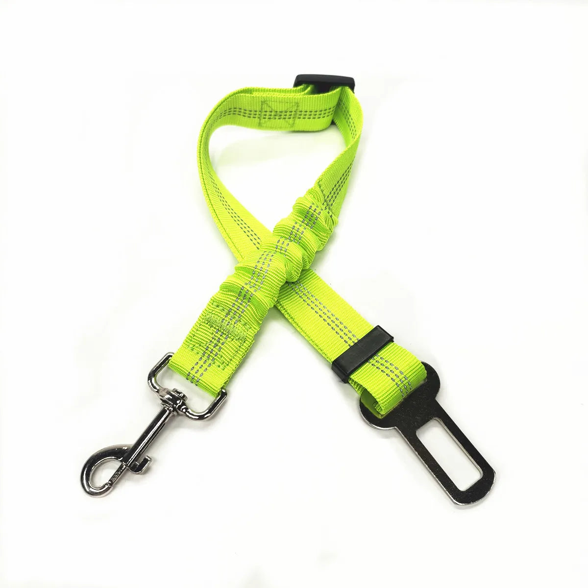 Dog Car Seat Belt Harness – Reflective Elastic Travel Safety Lead