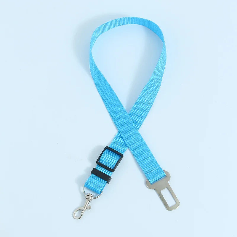 Dog Car Seat Belt – Adjustable Pet Travel Safety Harness Lead