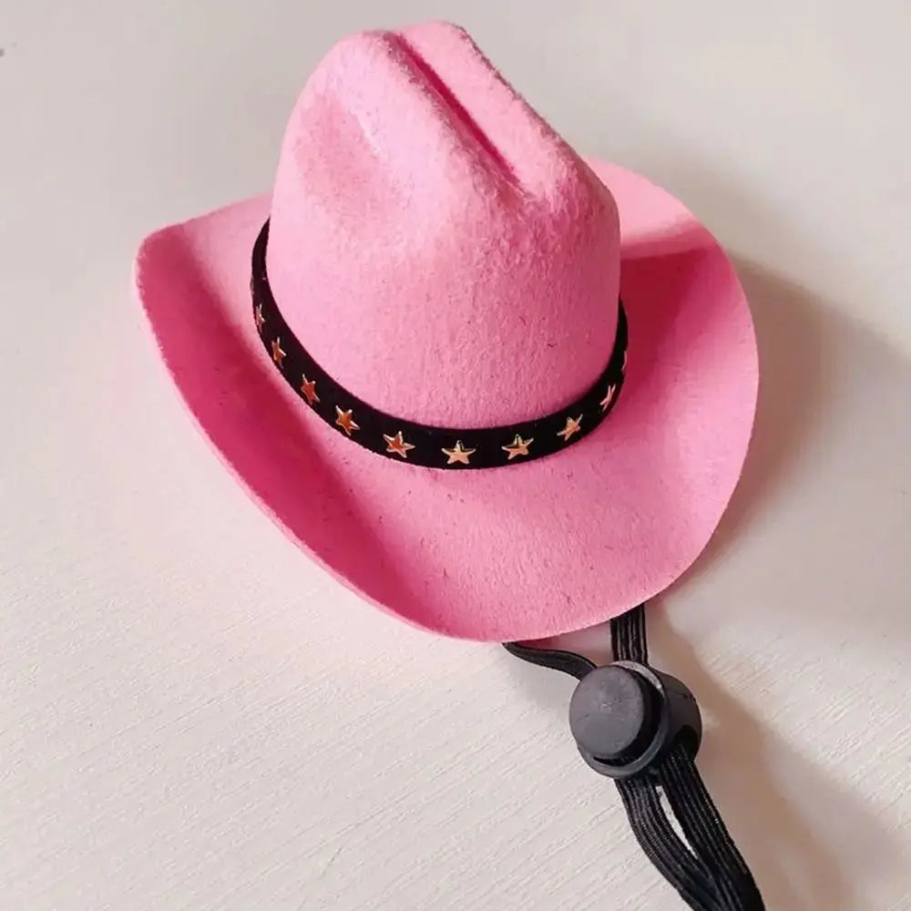Dog Cowboy Hat – Adjustable Pet Sun Hat for Dogs & Cats