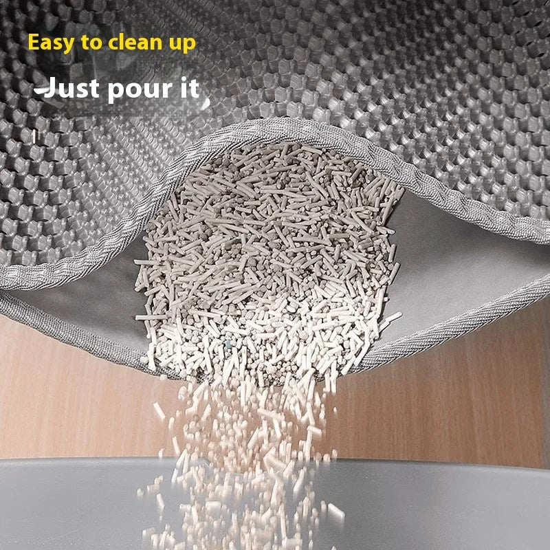 Extra Large Cat Litter Mat – Heavy-Duty Waterproof Litter Trapper