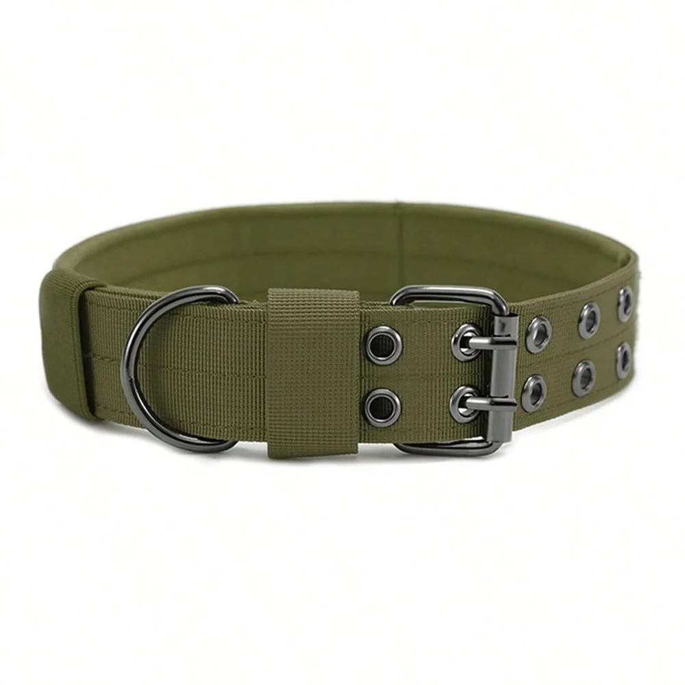 Tactical Dog Collar – Heavy-Duty Nylon Collar for Medium/Large Dogs