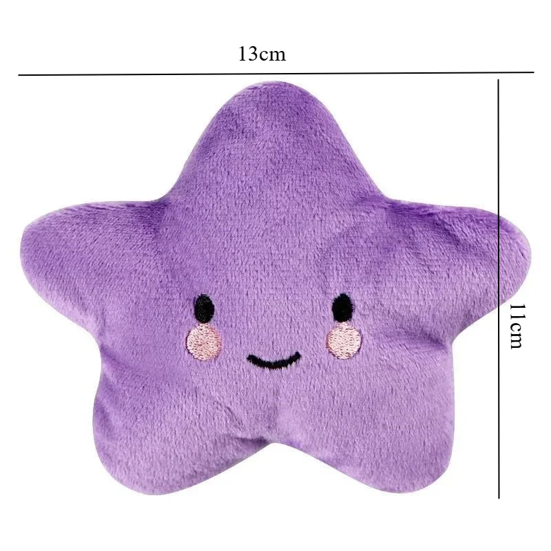 Squeaky Plush Star Toy – Cute Chew Toy for Dogs & Cats