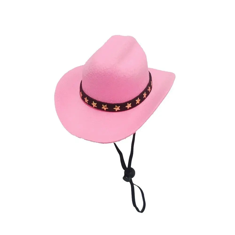 Dog Cowboy Hat – Adjustable Pet Sun Hat for Dogs & Cats
