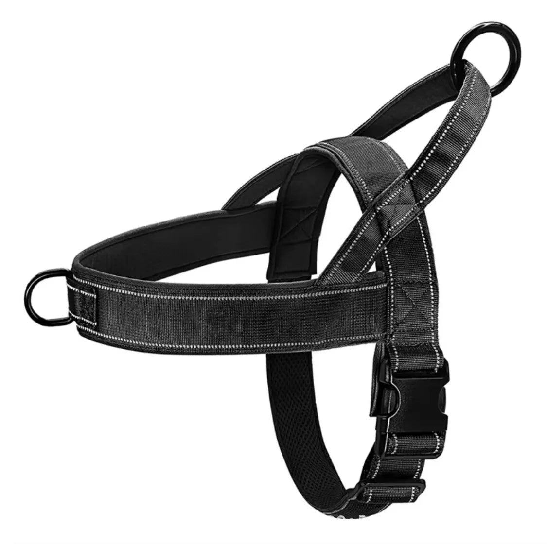 Tactical No-Pull Dog Harness – Heavy-Duty Padded for Large Dogs