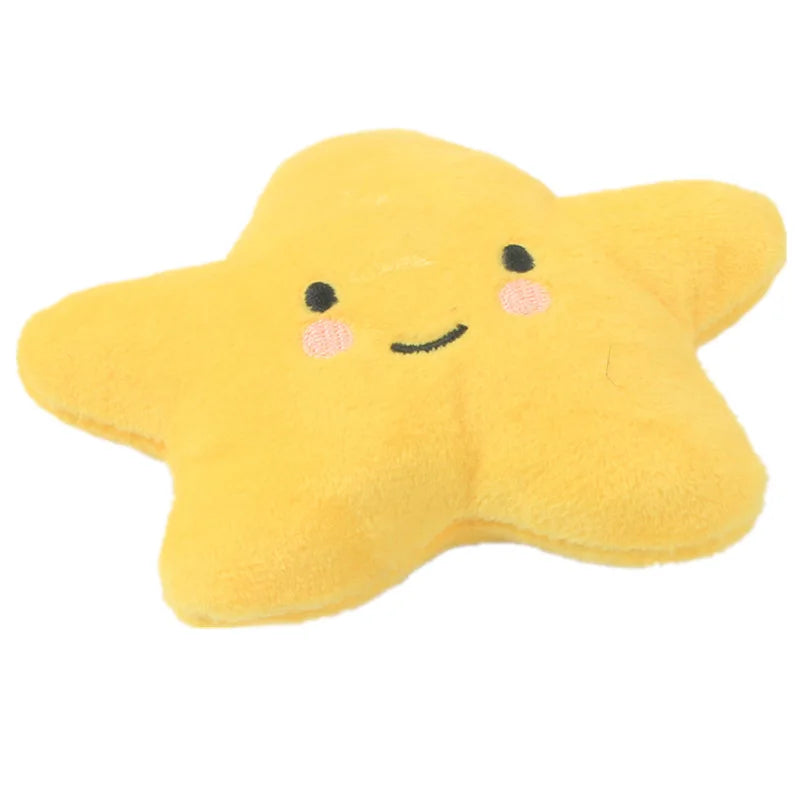 Squeaky Plush Food Dog Toys – Banana, Bone & Vegetable Chew Toys
