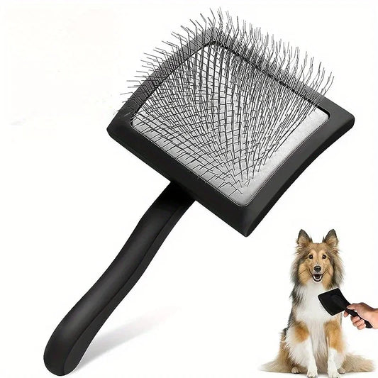 Extra Long Pin Slicker Brush – Doodle & Long Hair Dog Brush