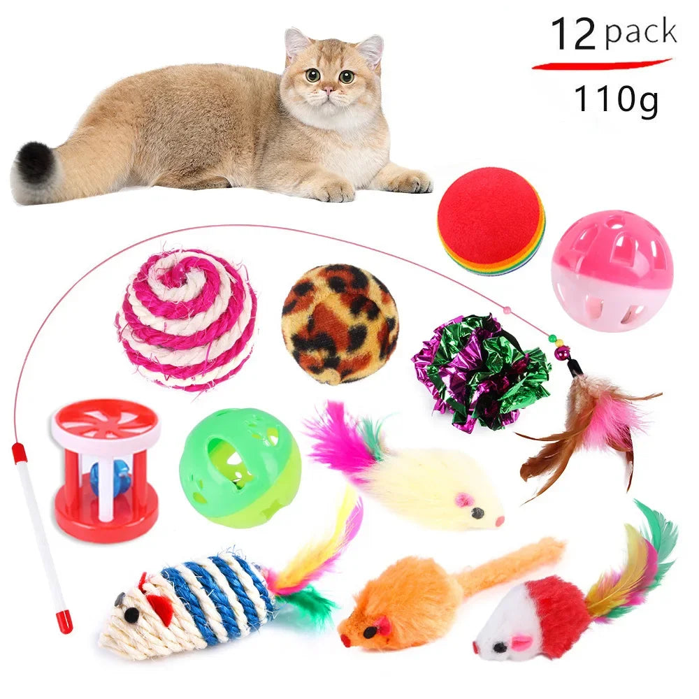 Cat Mouse Tunnel Tent – Foldable Play Tent with Mouse Balls