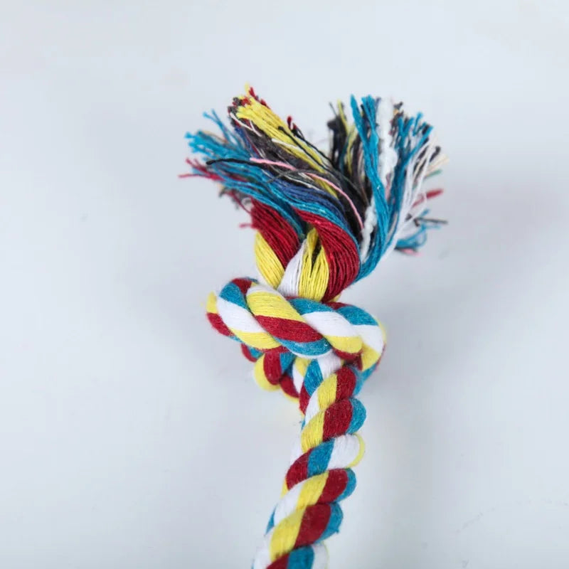 Double Knot Rope Dog Toy – Bite-Resistant Cotton Chew Toy