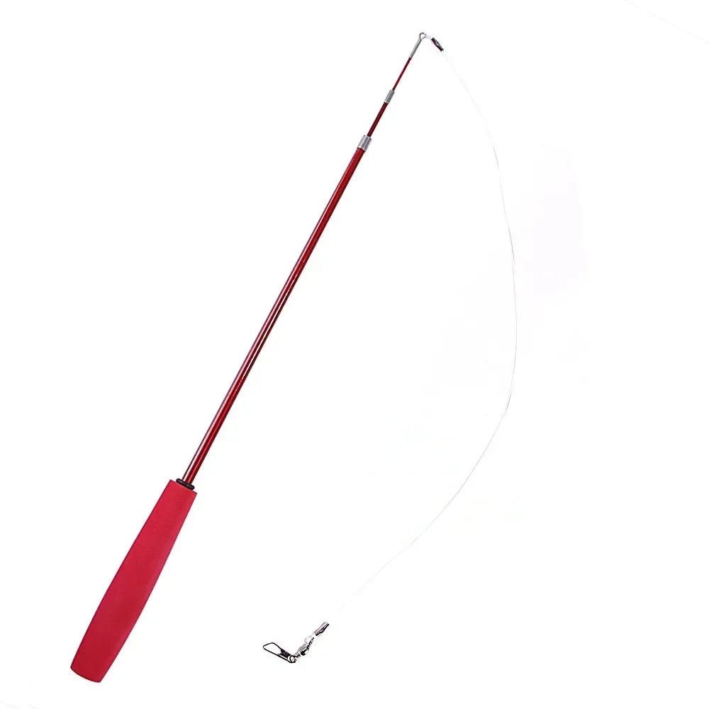Cat Feather Toy Refills – Replacement Bird, Worm & Ball Teaser Heads