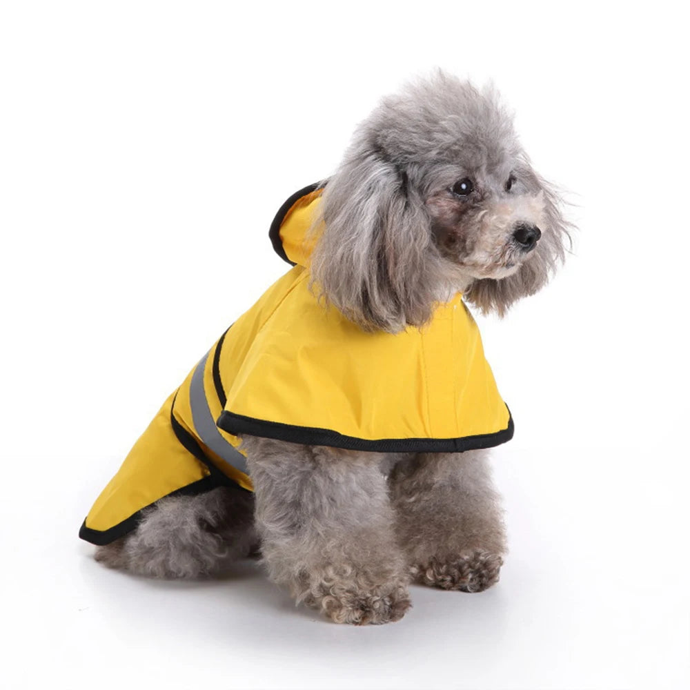 Waterproof Dog Raincoat – Adjustable Windproof Pet Rain Jacket