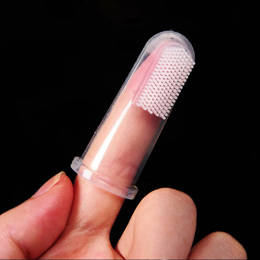 Finger Toothbrush for Dogs & Cats 5 Pack – Soft Silicone Teeth Cleaner