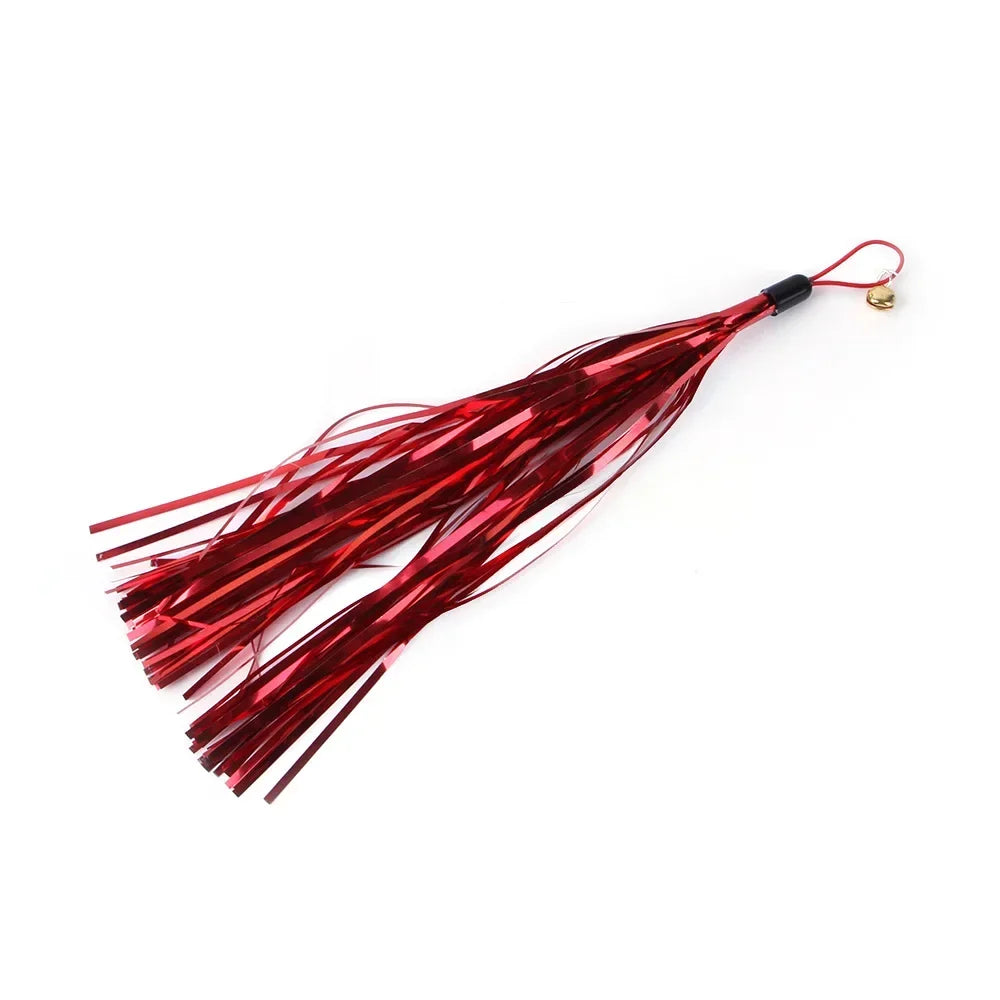 Cat Feather Toy Refills – Replacement Bird, Worm & Ball Teaser Heads