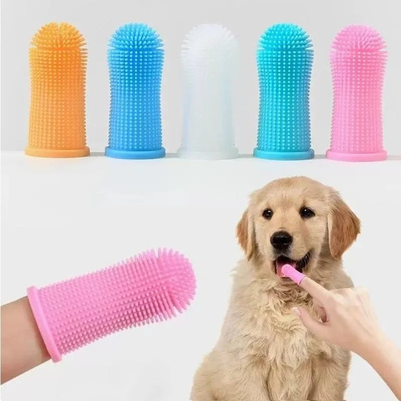 3-Sided Dog Toothbrush – Pet Tartar & Plaque Cleaning Brush
