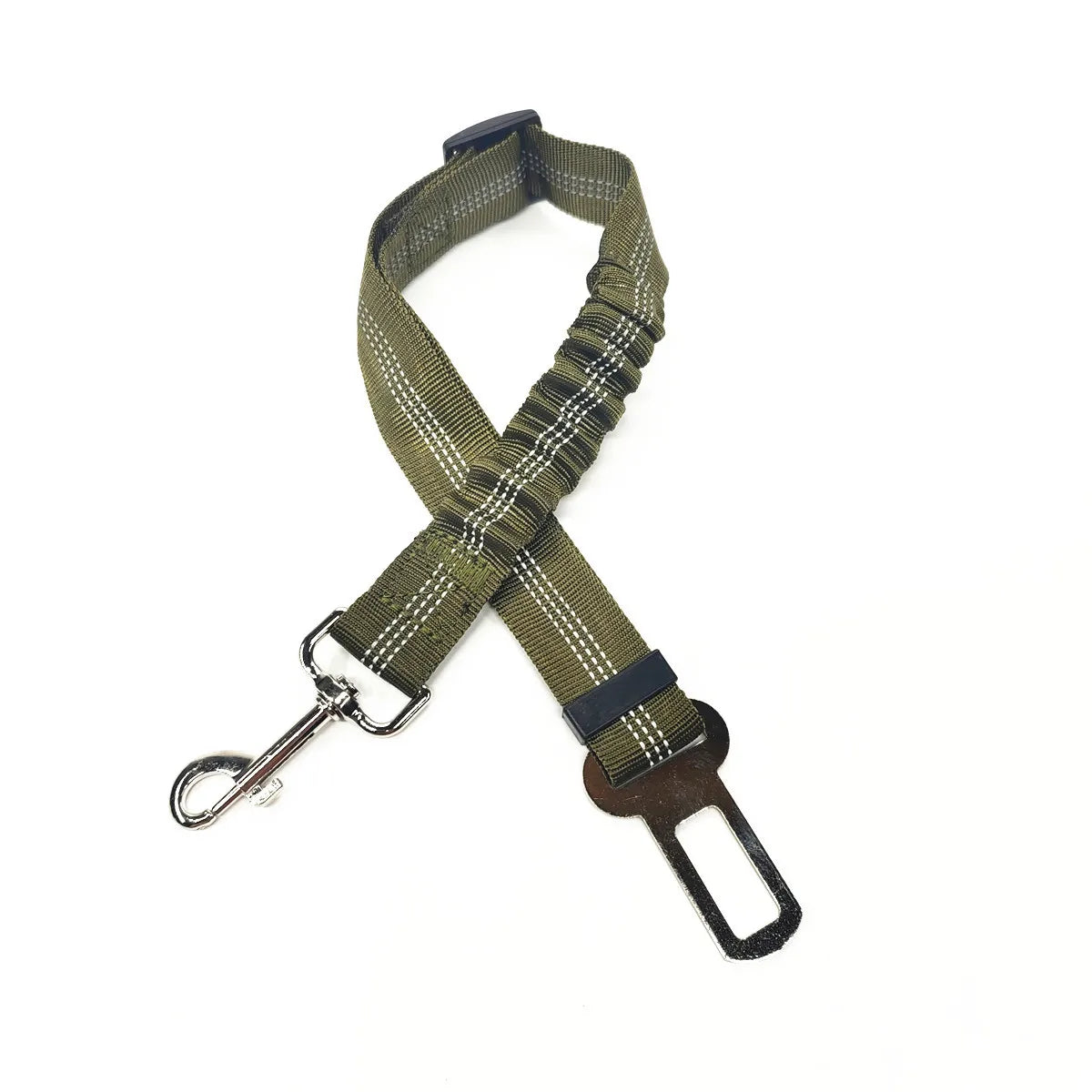 Dog Car Seat Belt Harness – Reflective Elastic Travel Safety Lead
