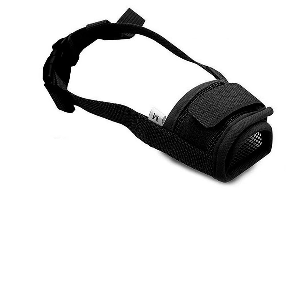 Anti-Bark Dog Muzzle – Adjustable Breathable Mesh Muzzle S–XXL