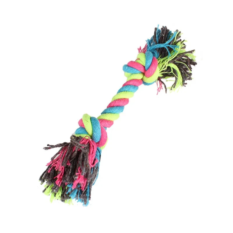 Double Knot Rope Dog Toy – Bite-Resistant Cotton Chew Toy