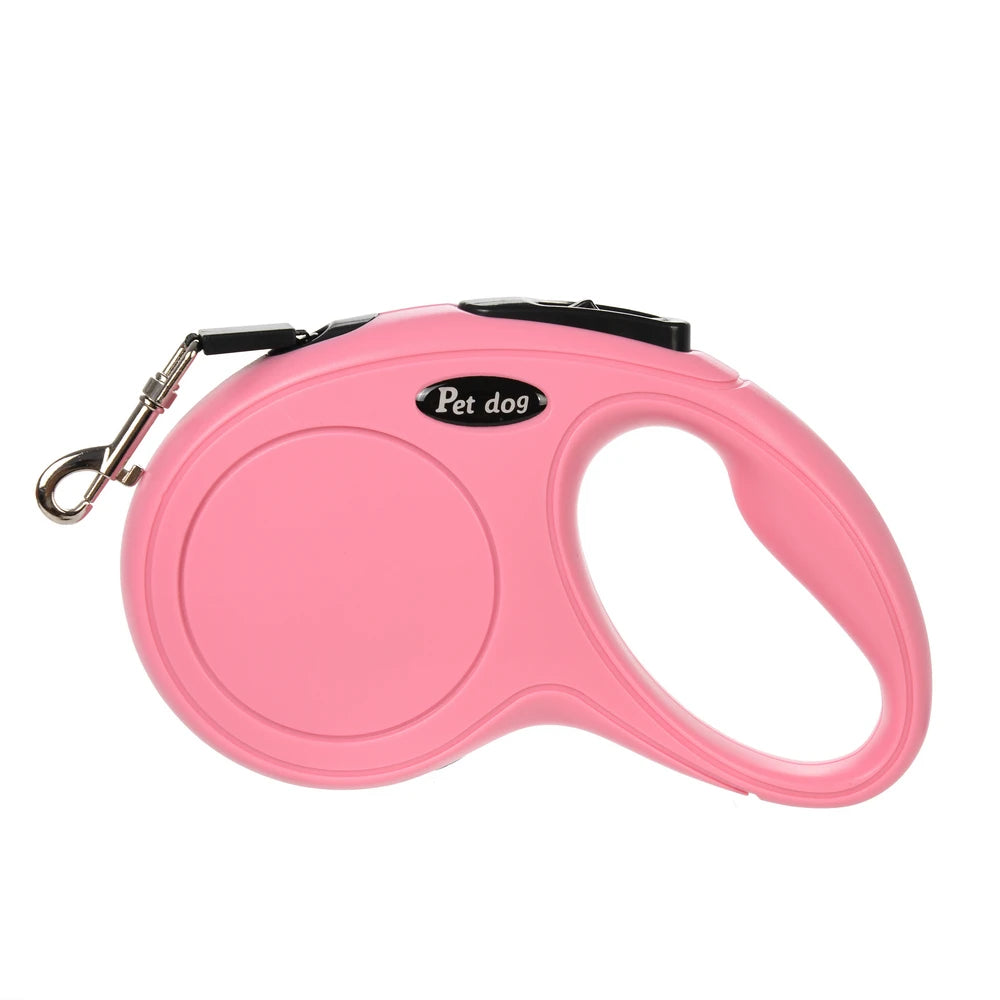 3m/5m Retractable Dog Leash – Strong Nylon Lead Small/Medium Dogs